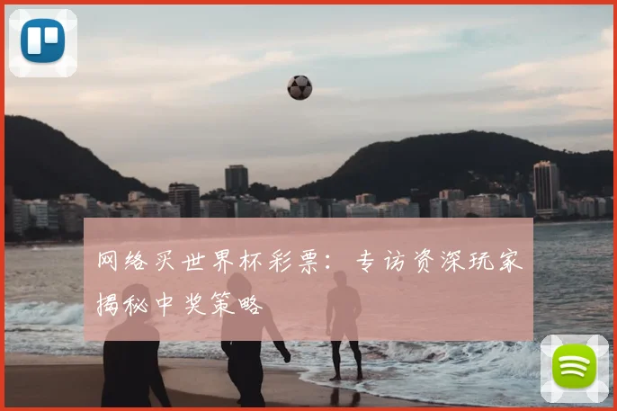 网络买世界杯彩票:专访资深玩家揭秘中奖策略